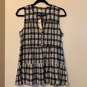 Anthropologie Pilcro gingham top